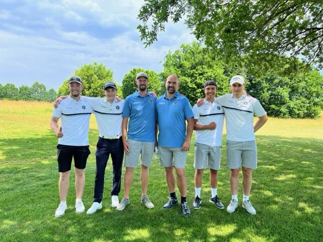 Fra venstre Hjalte Seedorff, Jeff Young, Philip Thinggaard, Stig Quist, Mikkel Jensen og Louie Bizzarro